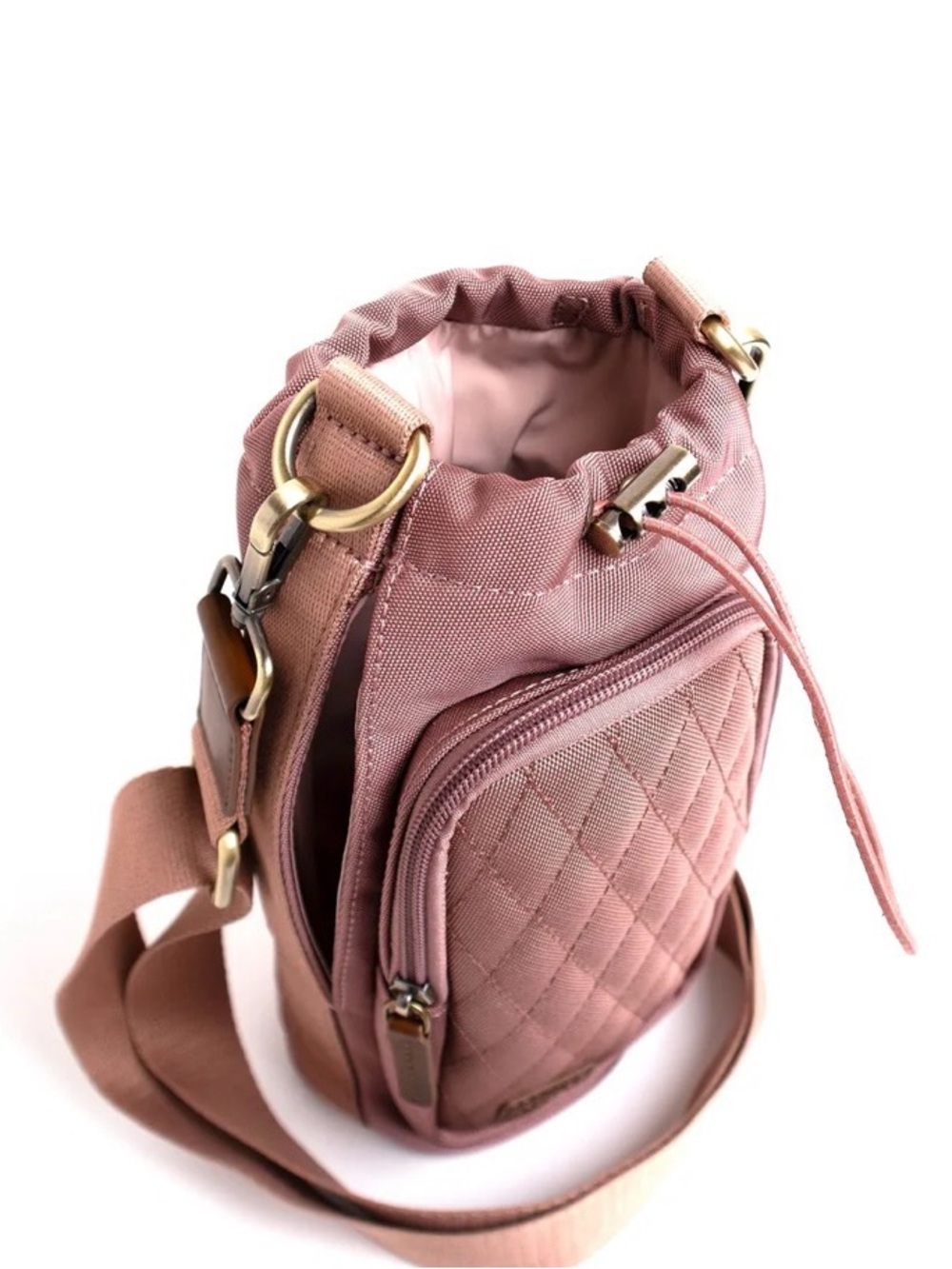 NWOT Women’s Wallace Quilted Rose Gold Crossbody Bag